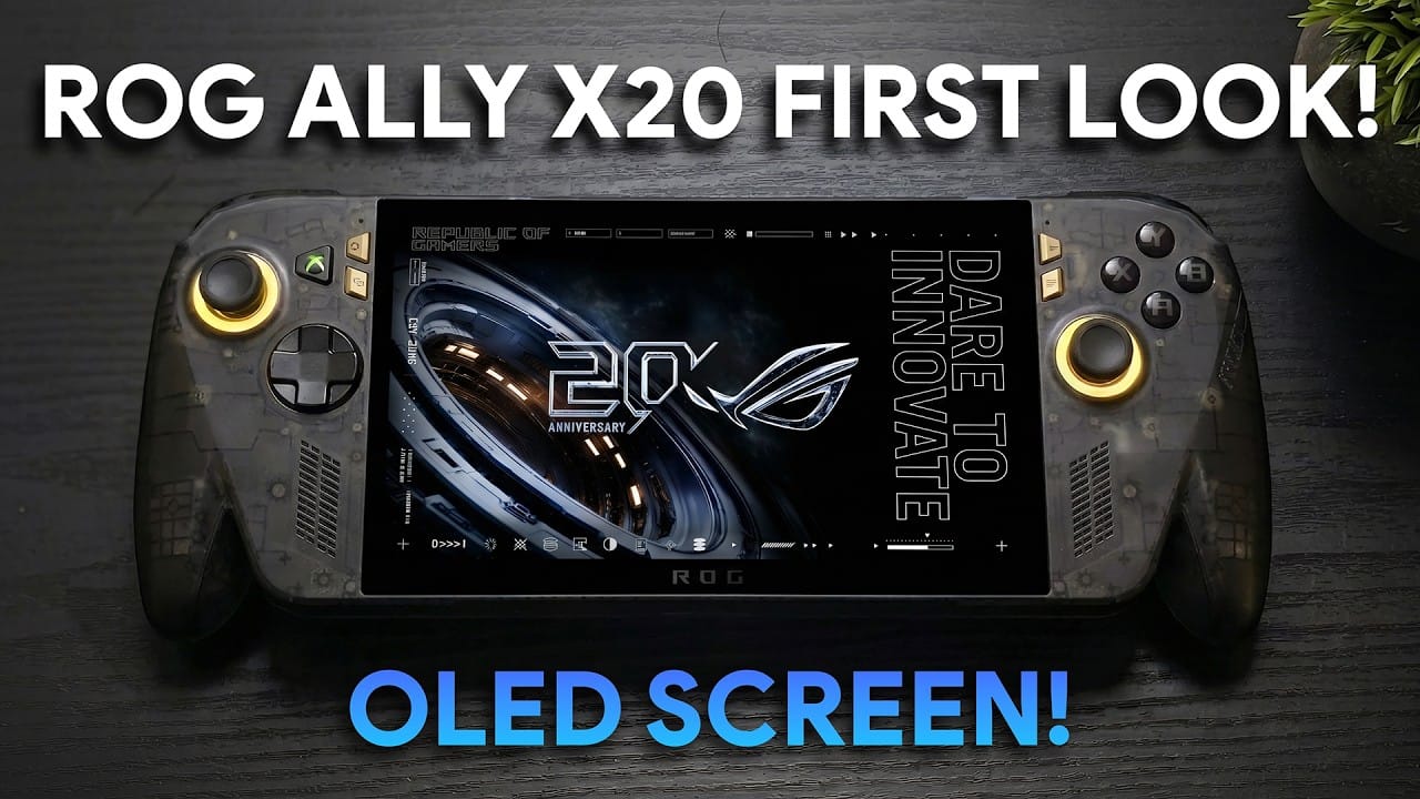 ASUS ROG Ally X20: The OLED Handheld Fans Wanted — With Two Catches