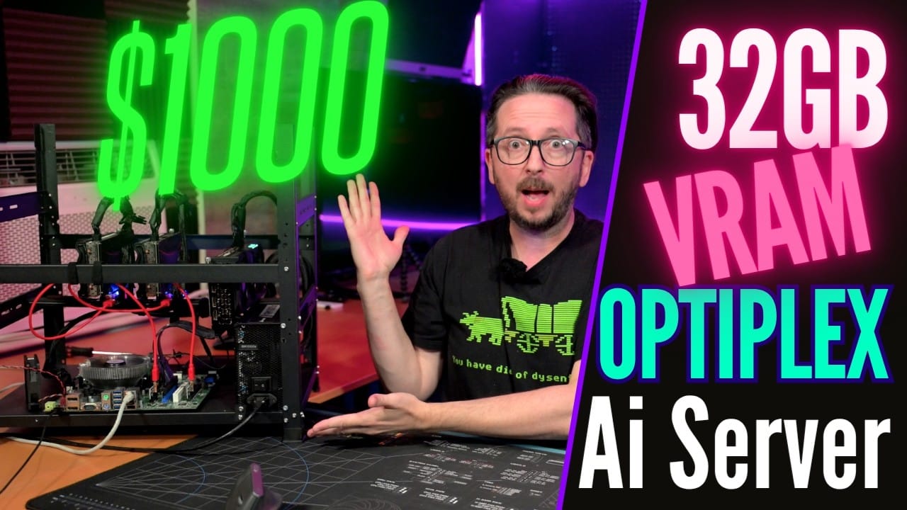A $1,000 Local-AI Server With 32GB of VRAM: Inside a Triple-3060 OptiPlex Build