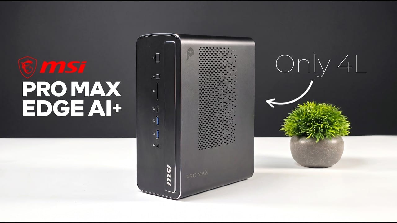 MSI Pro Max Edge AI+: ETA PRIME's First Look at a $5,499 Strix Halo Mini PC