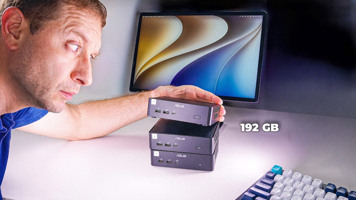 Three Mini PCs, One 70B Model: What Clustering Intel's New NUCs Can (and Can't) Do
