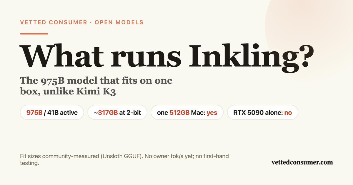 What Hardware Runs Inkling? A 975B Model That Fits on One Box (Unlike Kimi K3)