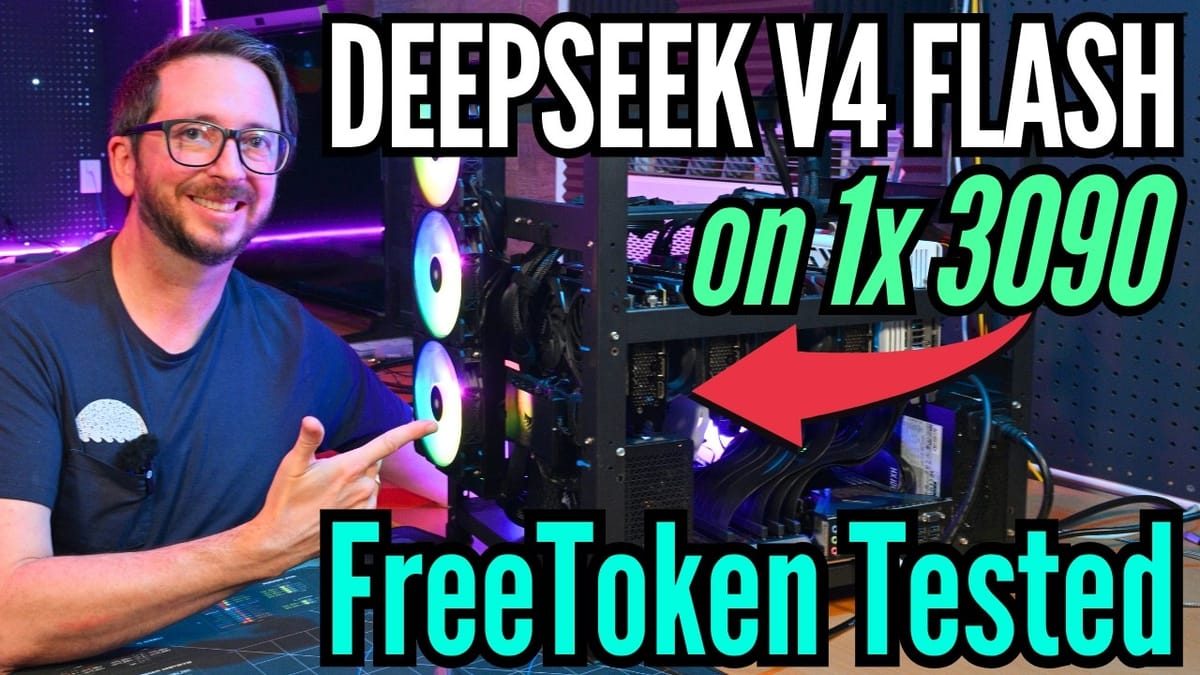 You Can Run DeepSeek V4 Flash on a Single RTX 3090. The Catch Is RAM, Not the GPU