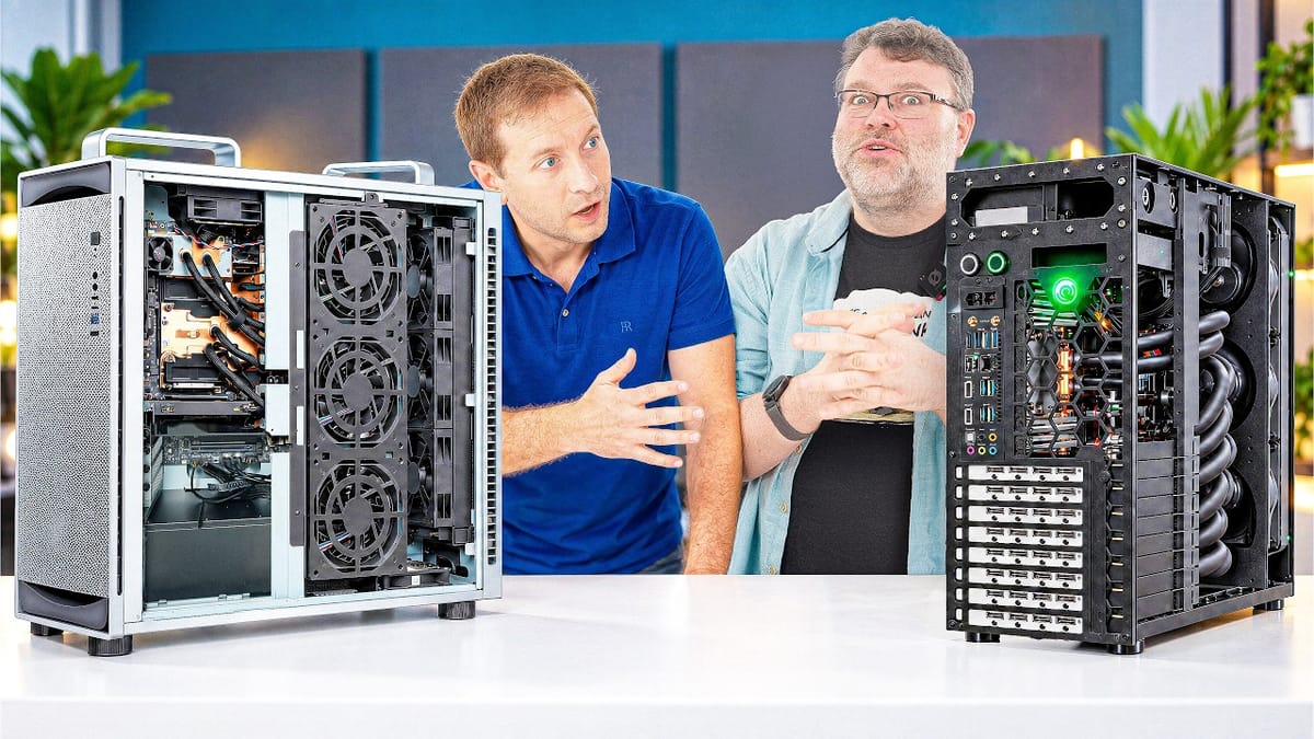DGX Station vs 8× RTX Pro 6000: AZisk and Wendell Give Both a Real Coding Job